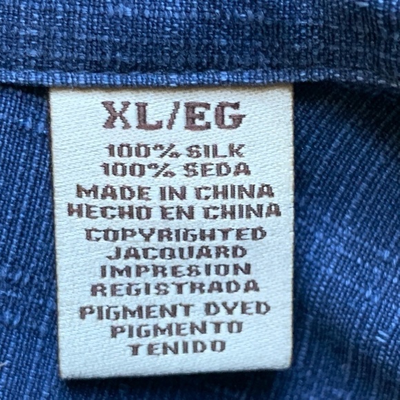 Jamaica Jaxx 100% Silk Tropical Hawaiian Casual SS Button Up Shirt Mens XL #122B - Picture 8 of 9